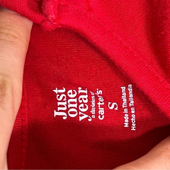 Long-Sleeve animal embroidered Santa’s helper bodysuit w/ bow detail no flaws - Picture 3 of 4